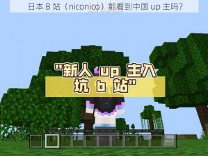 日本 B 站（niconico）能看到中国 up 主吗？