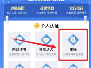王者荣耀主播认证标志获取攻略：如何获得专属主播认证标志全解析