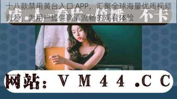 十八款禁用黄台入口 APP，汇聚全球海量优质视频资源，为用户提供高清流畅的观看体验